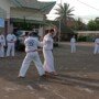 Pesilat PD sedang berlatih Serang Hindar di Halaman Balai Diklat Keagamaan (BDK) Palembang. (Foto. Dok. Humas PD Sumsel/ Mattanews.co)