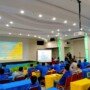 'Pemberitaan Anti Hoax Untuk Menjaga Selalu Stabilitas Nasional', yang di ikuti oleh para pekerja buruh dari 8 Kabupaten/Kota se Sumsel, di Komplek Ilir Barat Permai, Hotel Princess, Kecamatan Bukit Kecil, Palembang, Rabu (17/3/2021).