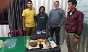 Reskrim Polsek Tiga Binanga Karo Ringkus Pengedar Ganja