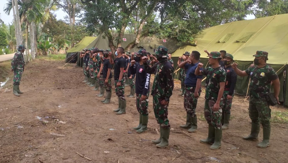 Satgas TMMD Makin Semangat Selesaikan Sasaran Fisik
