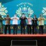 Foto bersama usai Pelantikan KADIN Sumsel di Palembang, Kamis (25/3)