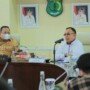 ESP saat Rapat Kerja Anggota Komisi V Dewan Perwakilan Rakyat Republik Indonesia dengan Bupati Musi Banyuasin Dodi Reza, Jumat ( 19/03/2021) di ruang Rapat Serasan Sekate.
