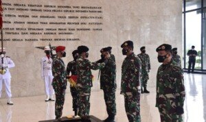 Panglima TNI Pimpin Penyerahan Jabatan Komandan Kodiklat dan Sertijab Asisten Logistik