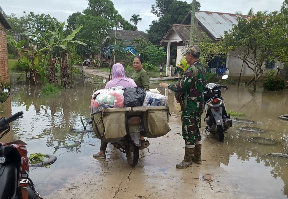 Satgas Beri Imbauan Agar Warga Berhati-hari Melintas di Genangan Air