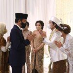 Presiden Joko Widodo dan Ibu Negara Iriana Hadiri Akad Nikah Aurel dan Atta