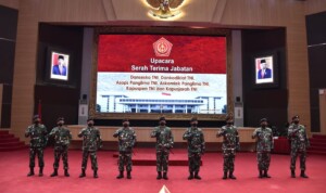 Panglima TNI Pimpin Penyerahan Jabatan Dansesko, Dankodiklat dan Sertijab Asops Panglima, Kapuspen serta Kapusjarah