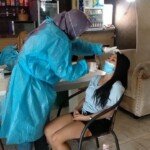 Puluhan Karyawan Rakey Spa Palembang Ikuti Rapid Test Antigen