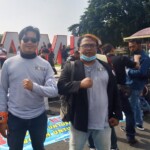 Lanjutkan Gelombang Aksi Solidaritas Jurnalis, Puluhan Jurnalis di Ciamis Gelar Aksi Damai