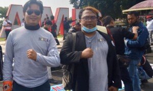 Lanjutkan Gelombang Aksi Solidaritas Jurnalis, Puluhan Jurnalis di Ciamis Gelar Aksi Damai