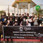 Bikers Babel Peduli Sesama, Galang Dana Untuk Bantu Korban Banjir NTT