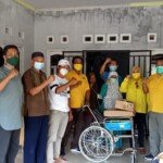 Wujud Kepedulian BPJ, Sumbang Kursi Roda Untuk Pak Ali