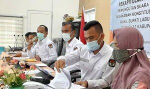 KPU Labuhanbatu Gelar Rapat Pleno Rekapitulasi Penghitungan Suara