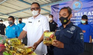 Dua Kurir Sabu Jaringan Pekanbaru – Mesuji Diringkus BNNP Sumsel