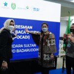 Feby Deru Resmikan Pocadi Bandara SMB II Palembang