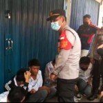 Polsek Kertapati Bubarkan Konvoi Pelajar