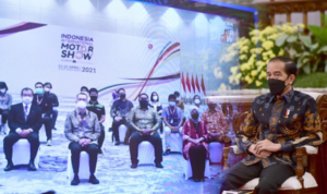 Presiden Jokowi Buka IIMS Hybrid Tahun 2021 secara Virtual