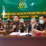 Pers Release di Aula Kejaksaan Negeri Prabumulih, Selasa (6/42021).