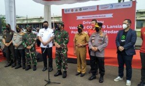 Layanan Drive Thru Vaksin Akan Disebar di 10 Titik di Medan