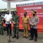 Pembukaan Drive Thru Vaksin di Lanud Soewondo Medan Sumut (Tison Sembiring / Mattanews.co)