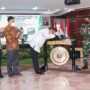 Bupati Muba Dr H Dodi Reza Alex Noerdin Lic Econ MBA, saat membuka acara Musrenbang Jum'at (9/04/2021) di Auditorium Pemkab Muba.