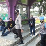 Belasan Personil Satuan Fungsi Polres Ciamis Gencarkan Imbauan Prokes pada Masyarakat