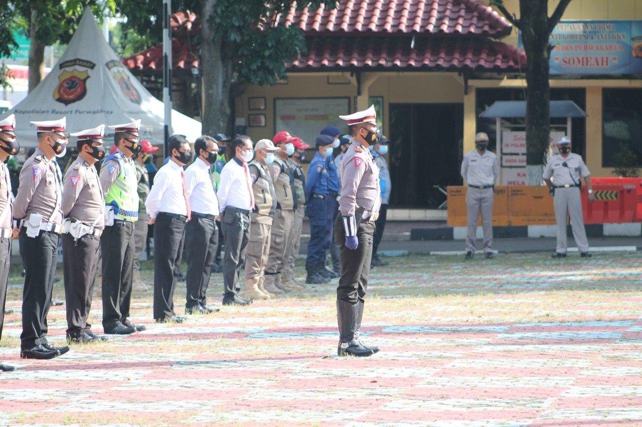 Kepolisian Resor (Polres) Purwakarta, Polda Jawa Barat, menggelar Operasi Keselamatan Lodaya 2021 mulai hari ini sampai tanggal 25 April mendatang.