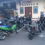 Operasi Lodaya 2021, Satlantas Polres Ciamis Amankan 8 Kendaraan Knalpot Brong