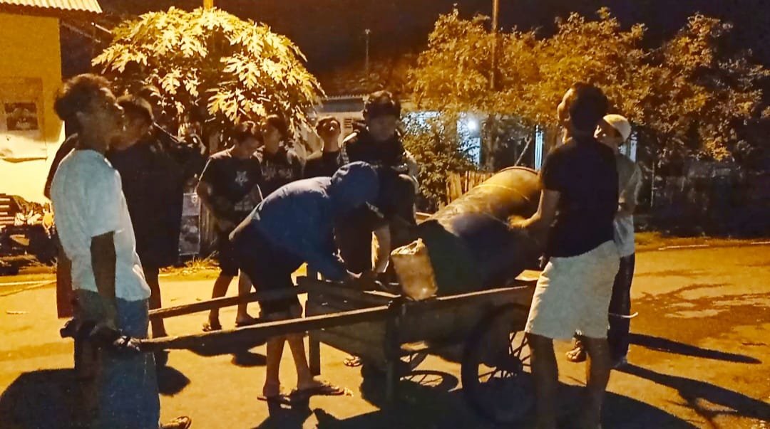 sekelompok pemuda dari Kelurahan Muara Dua Kecamatan Prabumulih Timur Kota Prabumulih