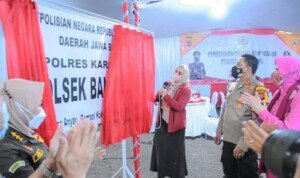 Kapolres Karawang Bersama Forkopimda Resmikan Polsek Banyusari