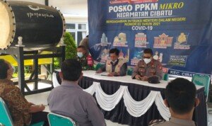 Muspika Kecamatan Cibatu Sosialisasi Larangan Mudik