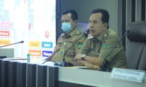 Wali Kota dan Wakil Wali Kota Prabumulih Hadiri Rapat Pembentukan TP2DD