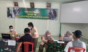 Kodim 0420/Sarko Gelar Vaksinasi Massal untuk Lansia