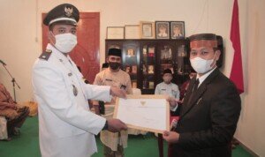 Lantik Pjs Kades Pantai Harapan, Ini Harapan Wakil Bupati Lingga