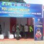 Kapolres Karawang AKBP Rama Samtama Putra S.I.K.M.H.M.Si bersama Dandim 0604 Karawang Letkol Inf Medi Hariyo menyambut kunjungan Karo Ops Polda Jabar Kombes Pol Stephen M Napiun SIK SH. M.Hum