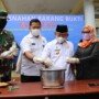 Gubernur Sulbar, Ali Baal Masdar menghadiri pemusnahan barang narkotika yang dilakukan oleh Badan Narkotika Nasional Provinsi (BNNP) Sulawesi Barat di Kantor Badan Narkotika Nasional Kabupaten (BNNK) Polewali Mandar, Rabu, (28/4/2021).