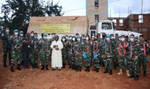 Perayaan Paskah Prajurit Satgas BGC XXIX-C MONUSCO Di Daerah Misi