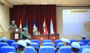 Asah Kemampuan Tempur, Pasukan Indobatt Gelar Latgab Pertempuran Kota