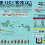 Update 28 Mei 2021 Korban Covid-19 di Indonesia: 1.803.361 Positif, 1.654.557 Sembuh, 50.100 Meninggal