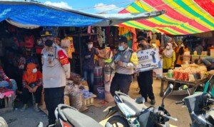Palembang Masuk Zona Merah Lagi, Kapolsek Plaju Tak Bosan Ingatkan Masyarakat Untuk Terapkan Prokes