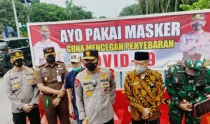 Kapolda Aceh Tinjau Pos Penyekatan Larangan Mudik di Batas Aceh – Sumut