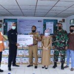 PT KAI Berikan Bantuan CSR 300 Paket Sembako untuk Masyarakat Desa Merapi Kabupaten Lahat