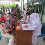 Kodim 0402/OKI Gelar Vaksinasi Untuk Purnawirawan TNI-AD dan Warakawuri Wilayah OKI-OI