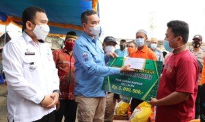 Tandang ke Lalan, Wabup Muba Beri Bantuan Korban Kebakaran