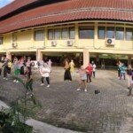 ASN Dan PHL Setwan Babel Laksanakan Jalan dan Senam Pagi