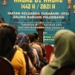 Sekda Muba Hadiri Halal Bi Halal IKS Saling Karuan Palembang