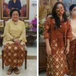 Megawati dan Puan Maharani Lebaran Pakai Gambo Muba