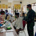 Kodim 0117/Aceh Tamiang Gelar Vaksinasi Covid-19 Tahap l Bagi Purnawirawan dan Warakawuri