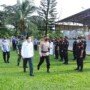 Di Kota Prabumulih gelar Apel Pasukan yang dipimpin oleh Walikota (Wako) Ir. H. Rindho Yahya dilaksanakan dihalaman Mapolres Prabumulih, Rabu (5/5/2021).