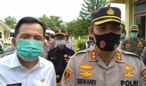 Ratusan Personil Jaga Ketat Tiga Titik Penyekatan di Prabumulih