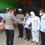 Kapolda Sumsel meninjau secara langsung pos pengamanan mudik lebaran tahun 2021, di Gerbang Tol Kayuagung, Pos Pam Celikah yang merupakan pintu masuk wilayah OKI serta mengunjungi pusat karantina ODP Center Teluk Gelam. 